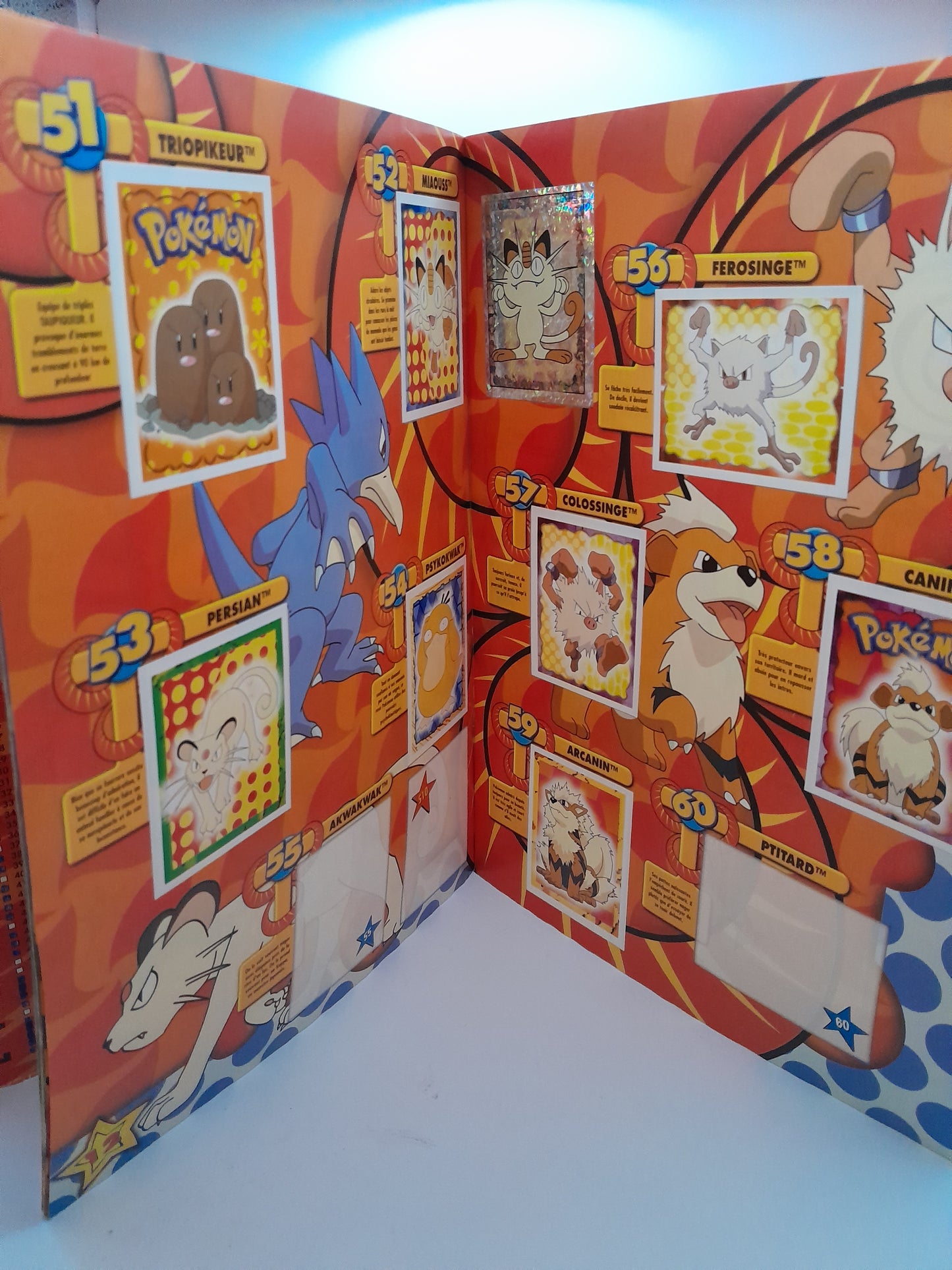 Album Pokémon Merlin à completer