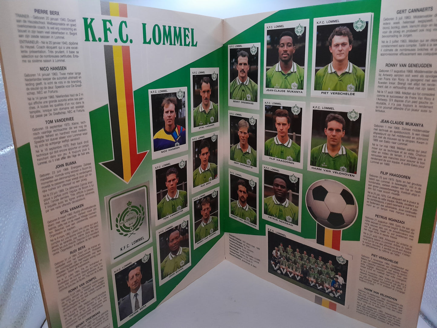 Album Panini du Championnat Belge de Football 1993