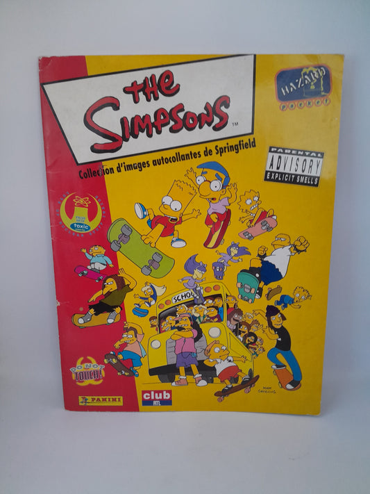 Album Panini des Simpson (1999) manque 5 images