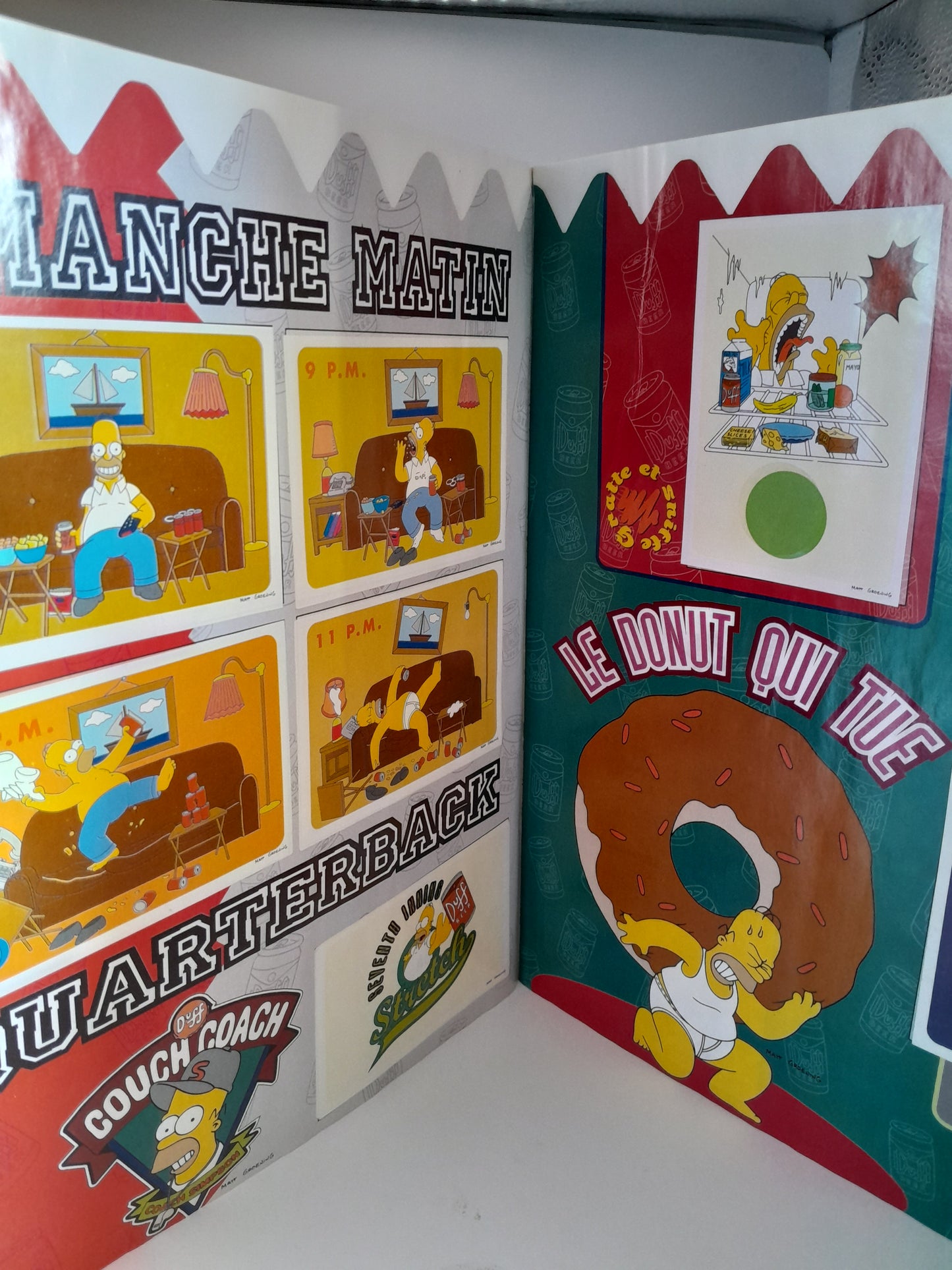 Album Panini des Simpson (1999) manque 5 images