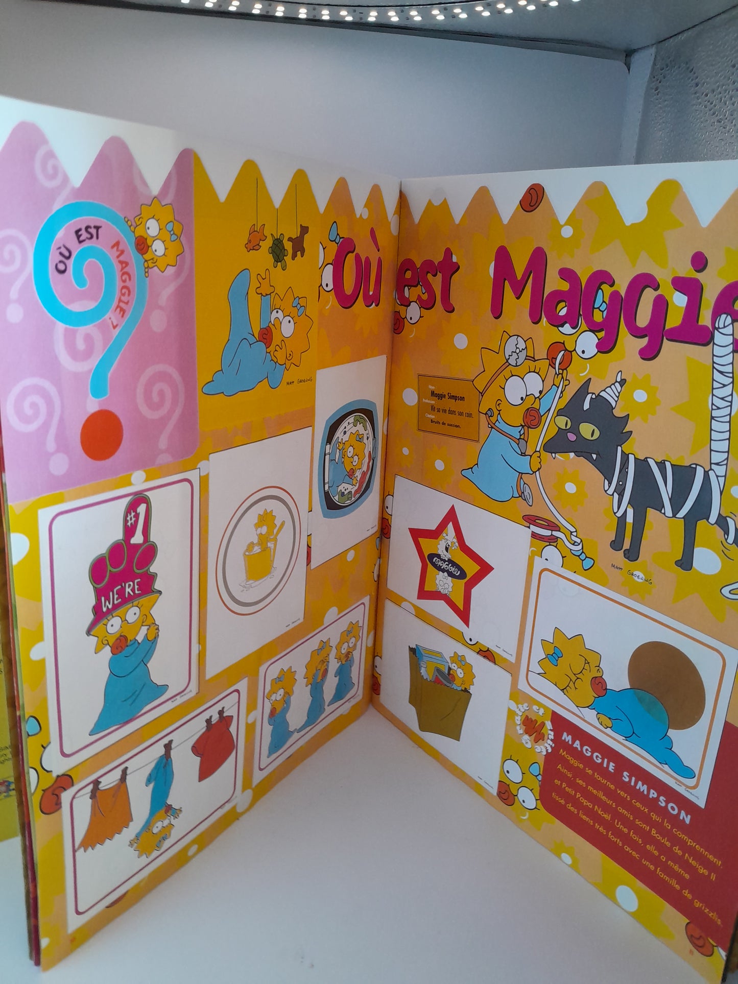 Album Panini des Simpson (1999) manque 5 images