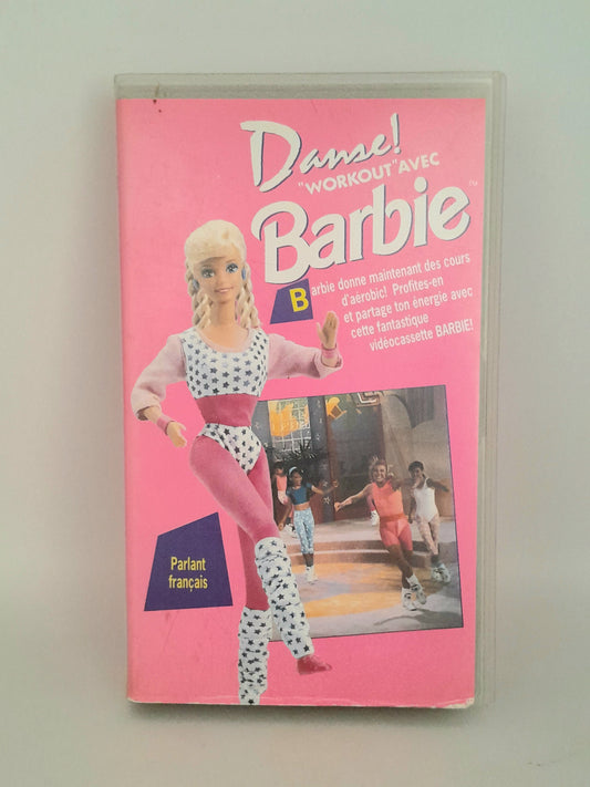 VHS de "Barbie Danse Workout" (Version Française, 1992)
