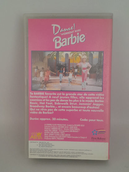 VHS de "Barbie Danse Workout" (Version Française, 1992)