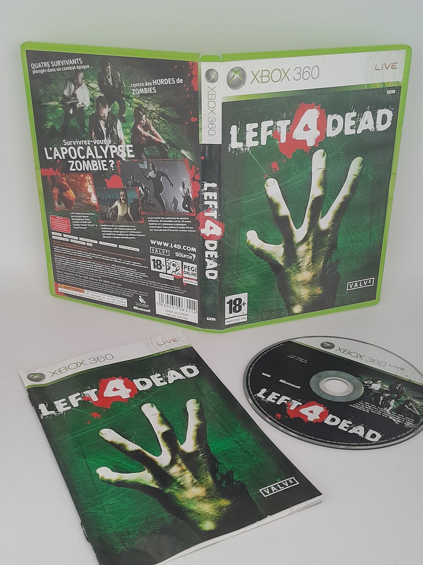 Jeu Xbox 360 : Left 4 Dead complet