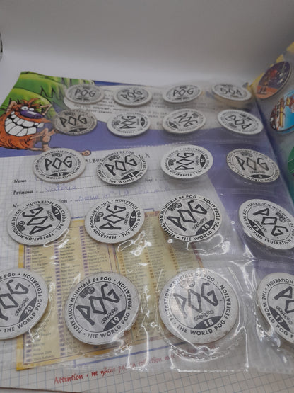 Album de Pogs de la Série Numéro 1 de la World Pog Fédération