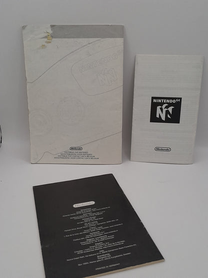 Lot 3 Notices pour Nintendo 64
