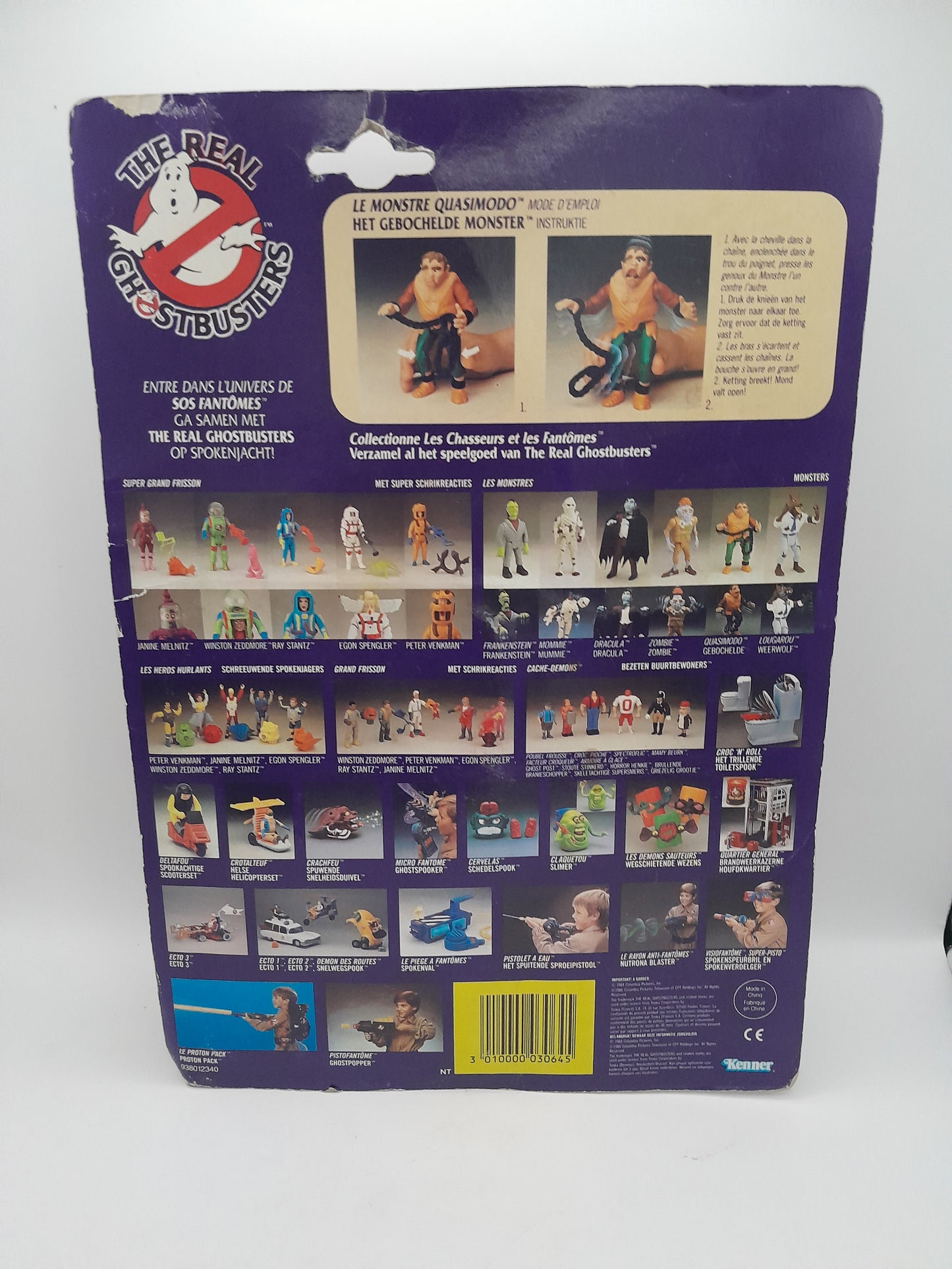 Blister Figurine Quasimodo des The Real Ghostbusters S.O.S Fantomes neuf