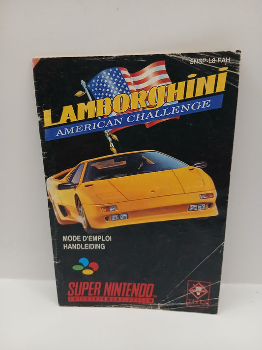 Notice Super Nintendo Lamborghini FAH