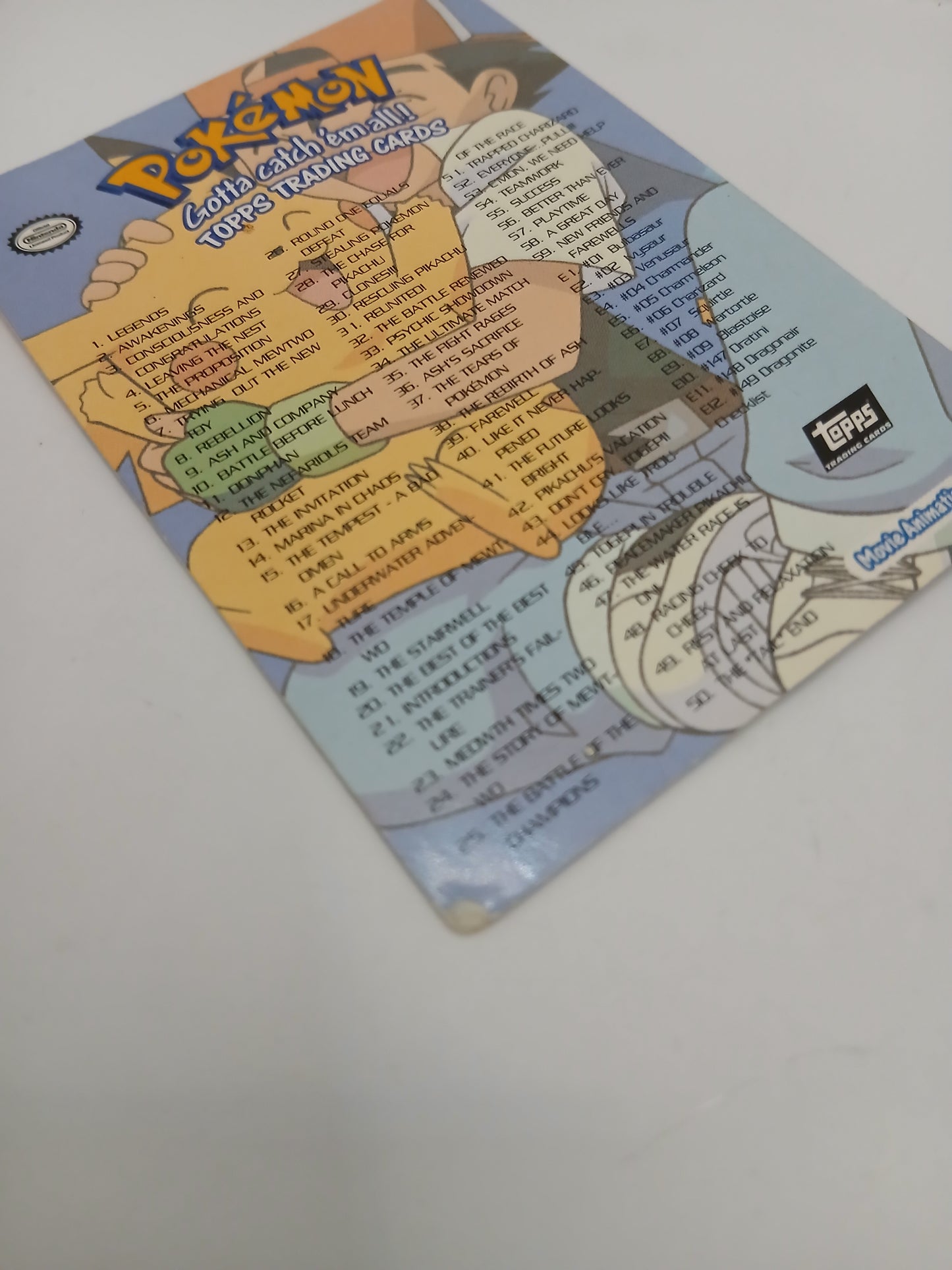 Carte Pokemon Topps Trading Cards