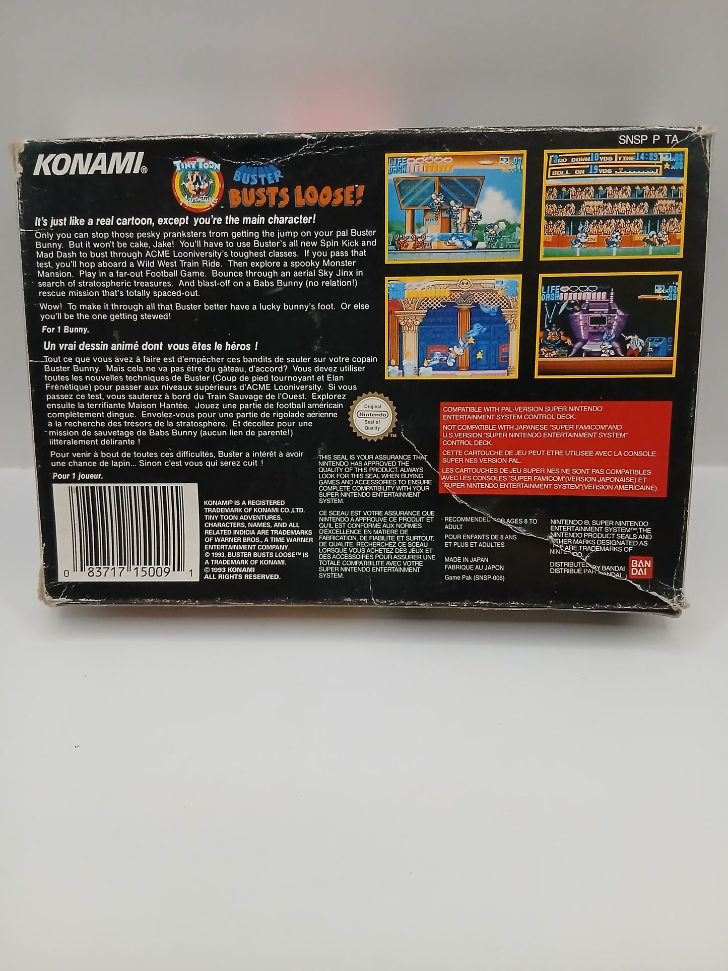 Super Nintendo Tiny Toon Busts Loïse! FAH
