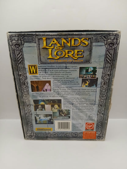 Jeu PC Big Box Lands of Lore disquettes complet vf