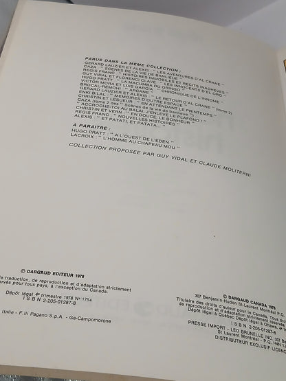 Bd Regis Franc Nouvelles histoires collection pilote 1978