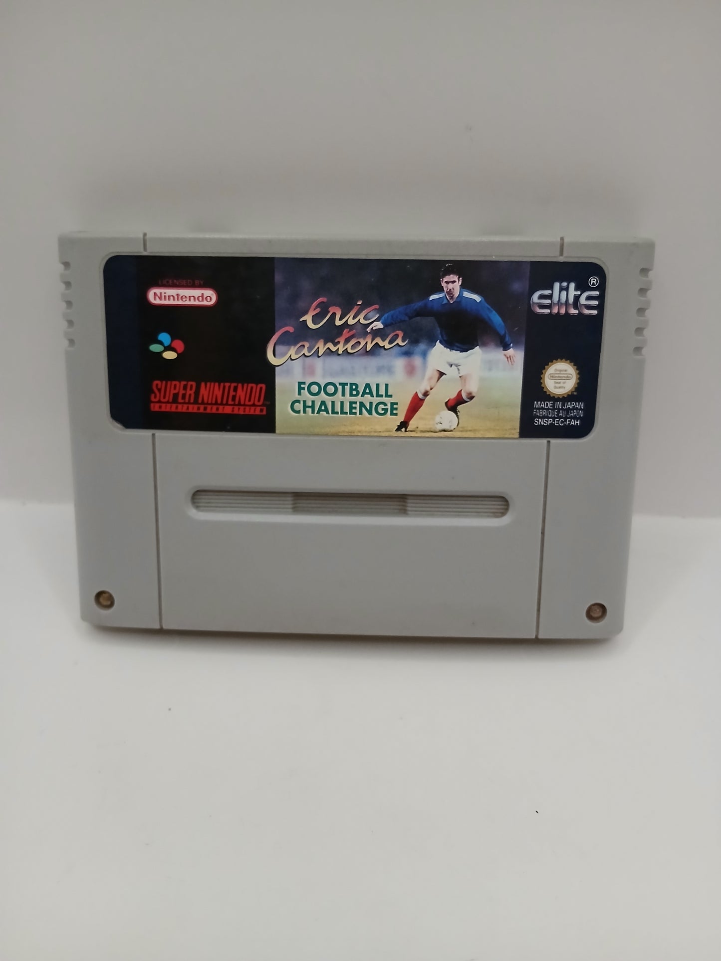 Jeu Super Nintendo Éric Cantona Football Challenge en loose