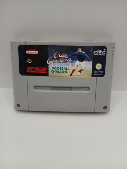 Jeu Super Nintendo Éric Cantona Football Challenge en loose