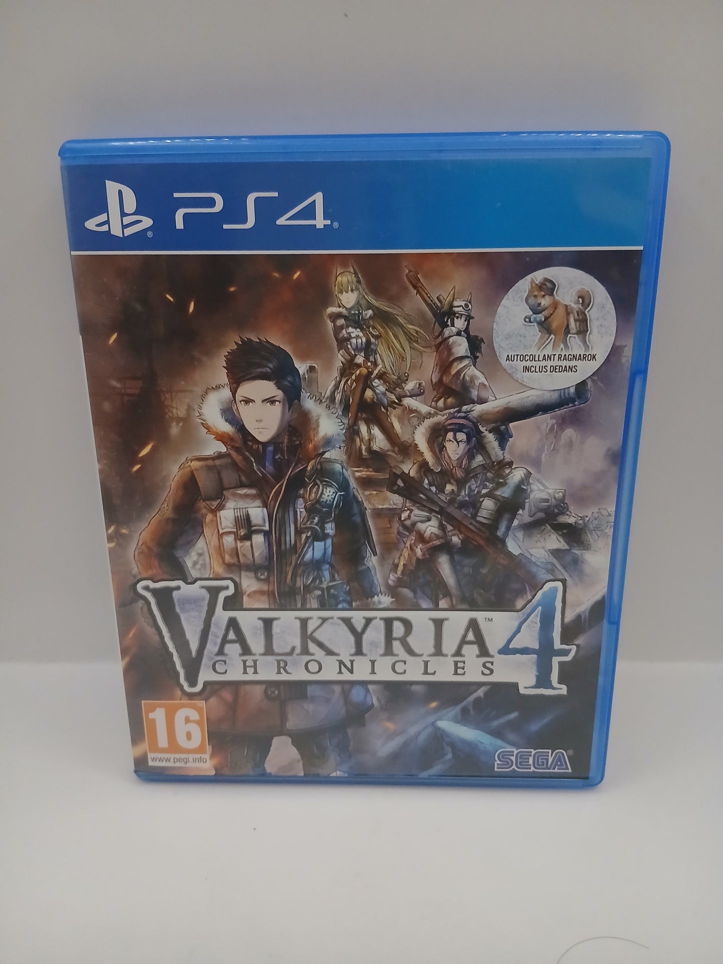 Jeu Ps4 Valkyria 4 vf avec son autocollant