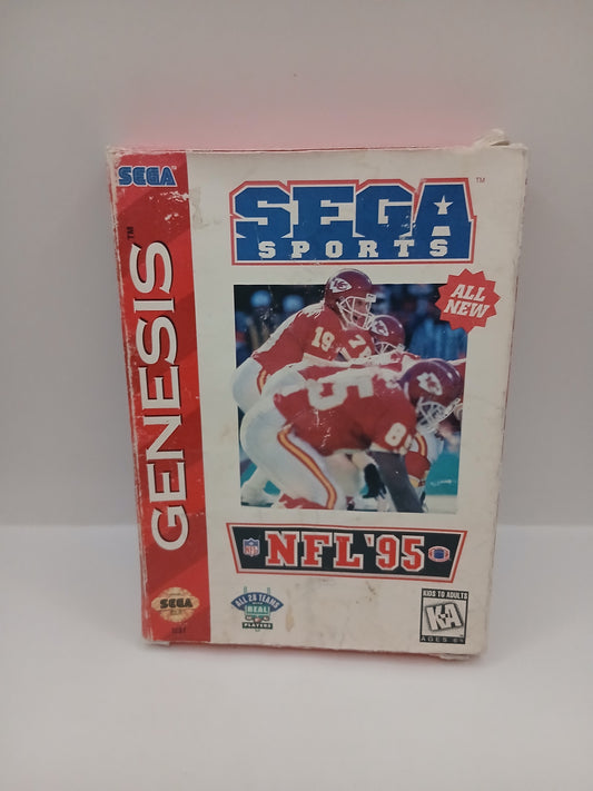 Jeu Sega Megadrive US NFL 95 manque notice