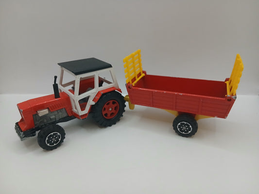 Majorette - Tracteur Avec Remorque 1/36 - Majorette Vintage France