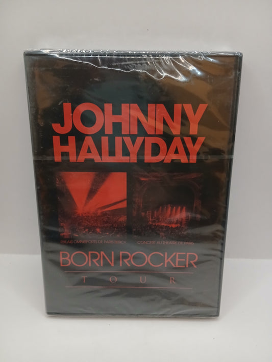 Dvd Johnny Hallyday Born Rocker Tour neuf blister