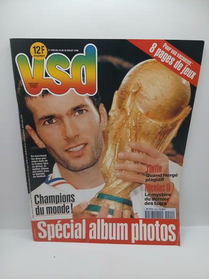 Revue VSD Zidane Coupe du monde 1090