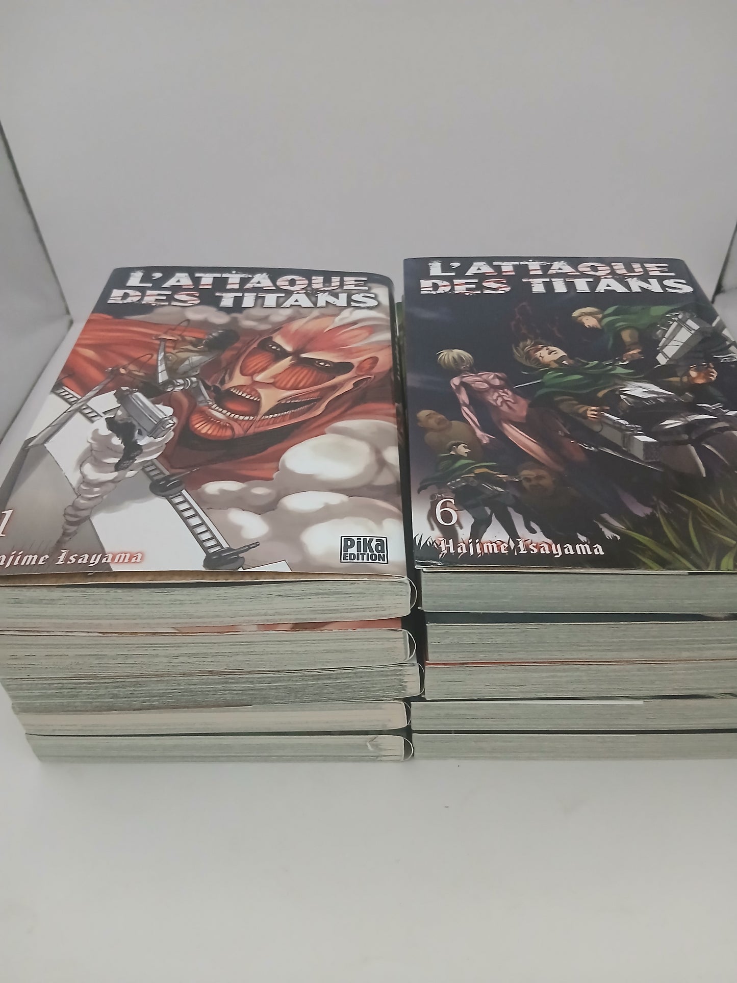 Lot 10 Manga L'attaque des Titans vol 1 à 10 Tbe