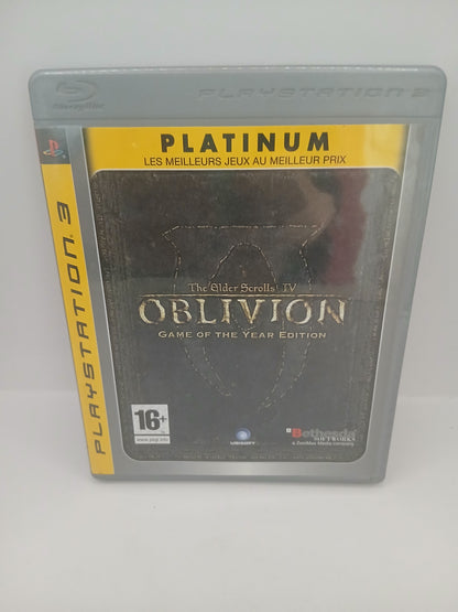 Jeu Ps3 Platinum Oblivion complet tbe vf