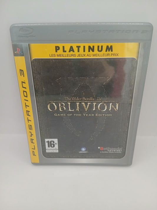 Jeu Ps3 Platinum Oblivion complet tbe vf