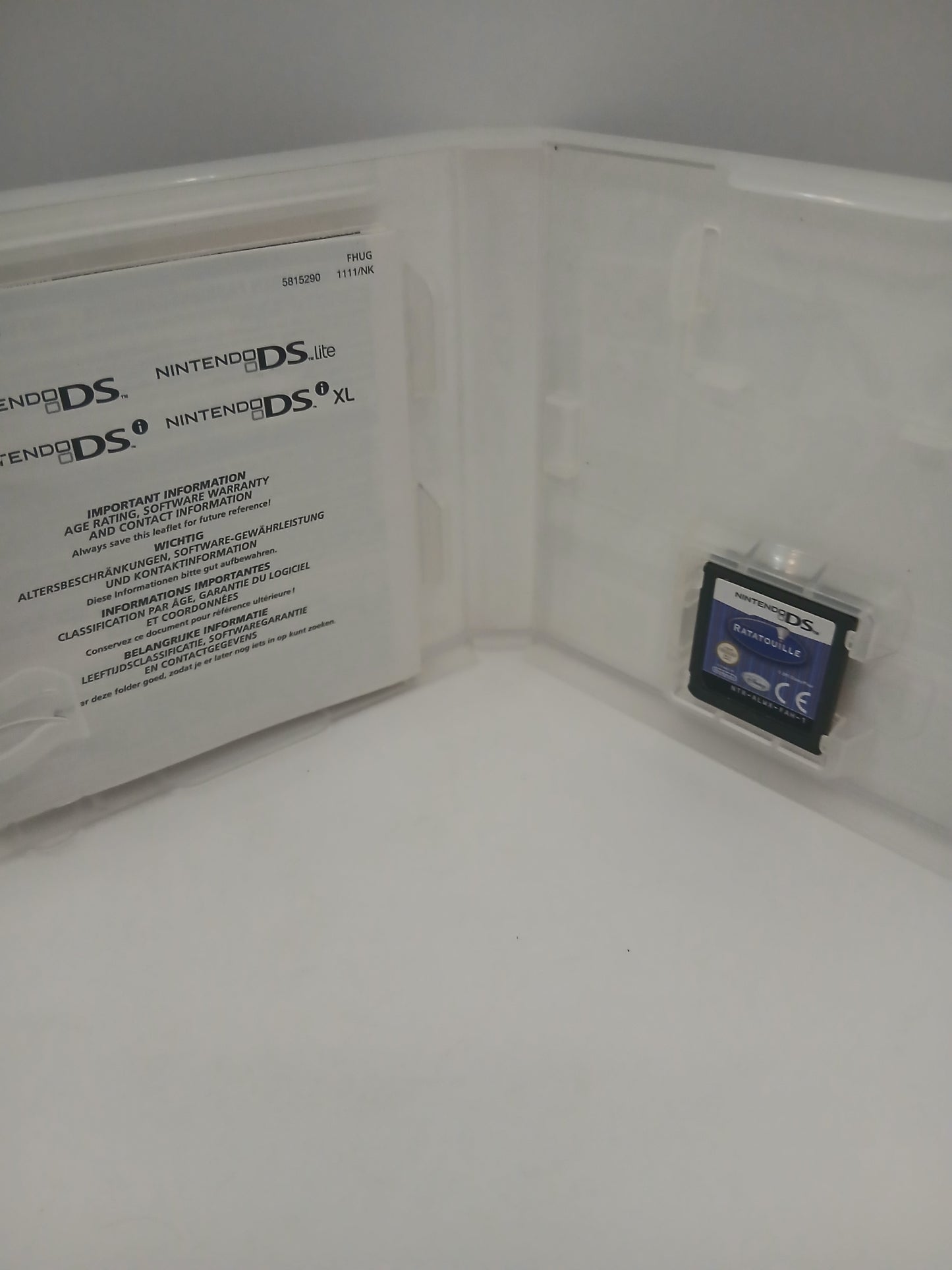 Jeu Nintendo DS Ratatouille sans notice vf
