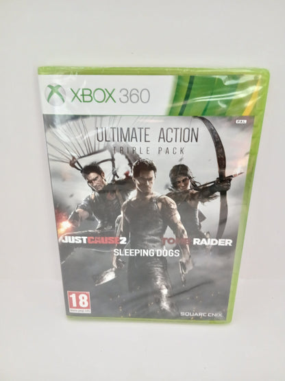 Jeu Xbox360 Ultimate Action Triple Pack neuf/blister
