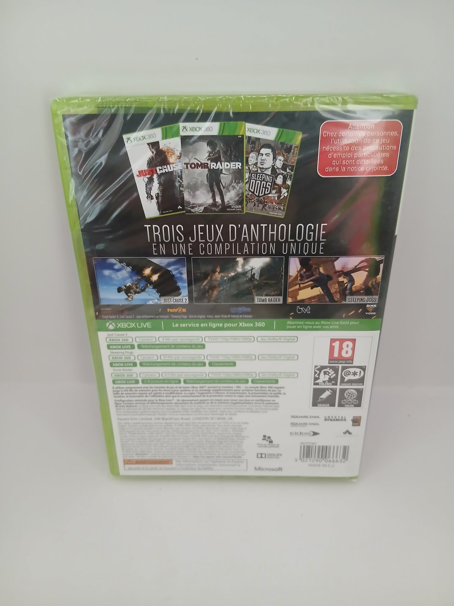 Jeu Xbox360 Ultimate Action Triple Pack neuf/blister