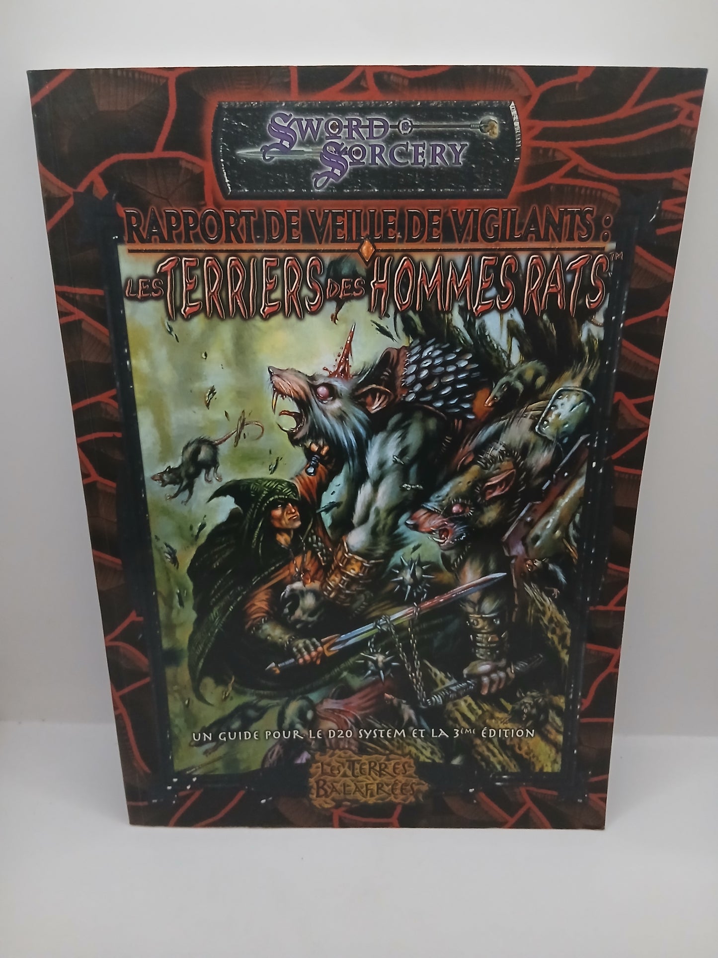 Livre Les Terres Balafrées - Les Terriers des Hommes Rats (jdr Sword & Sorcery en VF