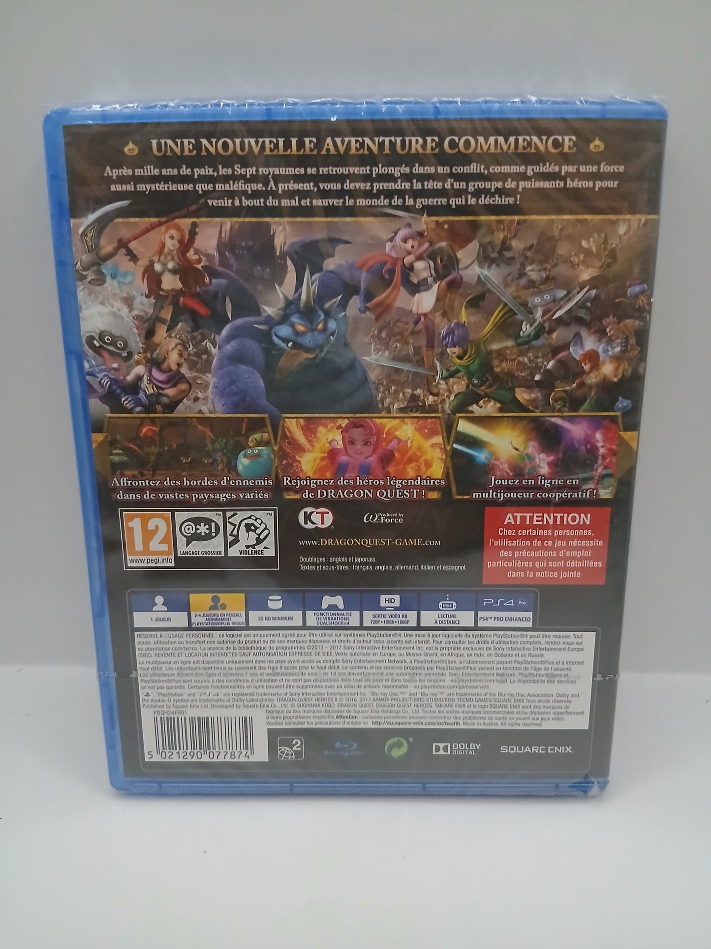 Jeu Ps4 Dragon Quest Heroes 2 blister/neuf
