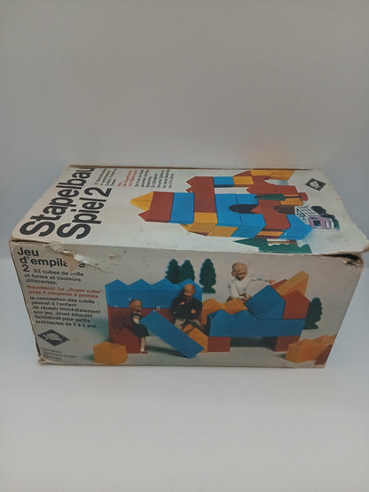 Ancien jeu de construction Stapelbau Spiel 2
