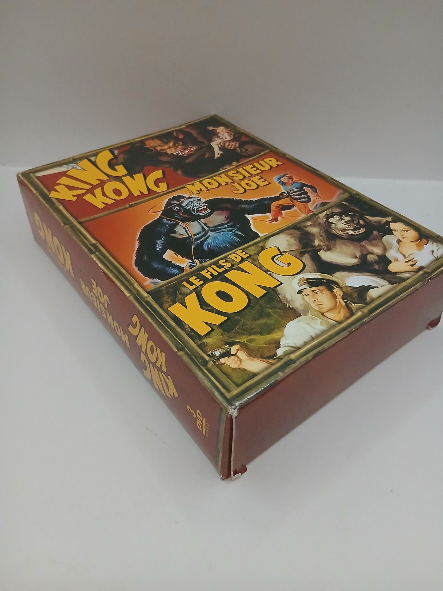 Coffret 3 dvd King Kong ,Monsieur Joe et le fils de Kong