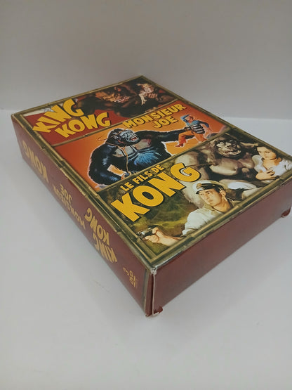Coffret 3 dvd King Kong ,Monsieur Joe et le fils de Kong
