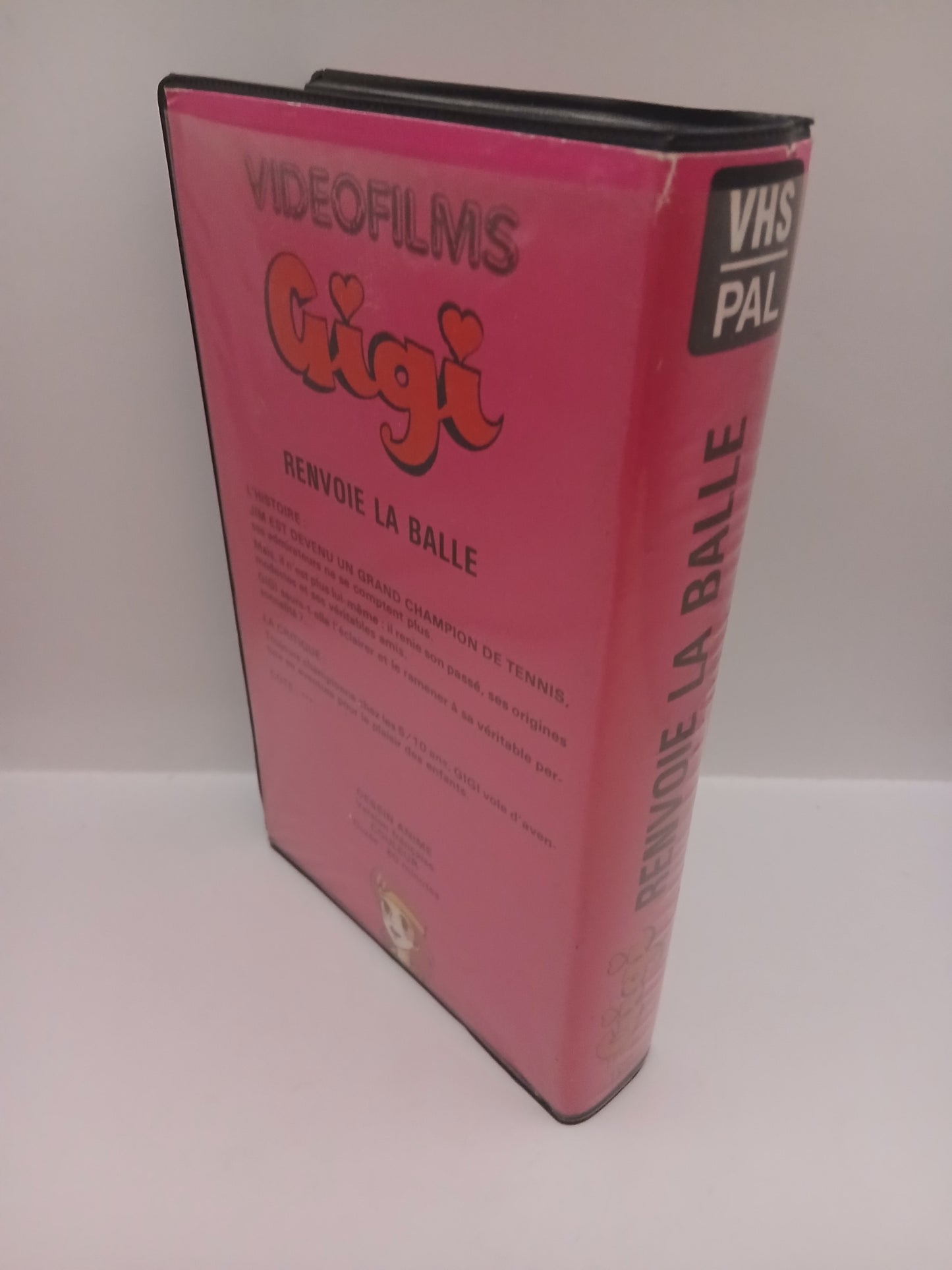 Vhs Dessin animé Gigi Renvoie la balle Videofilms