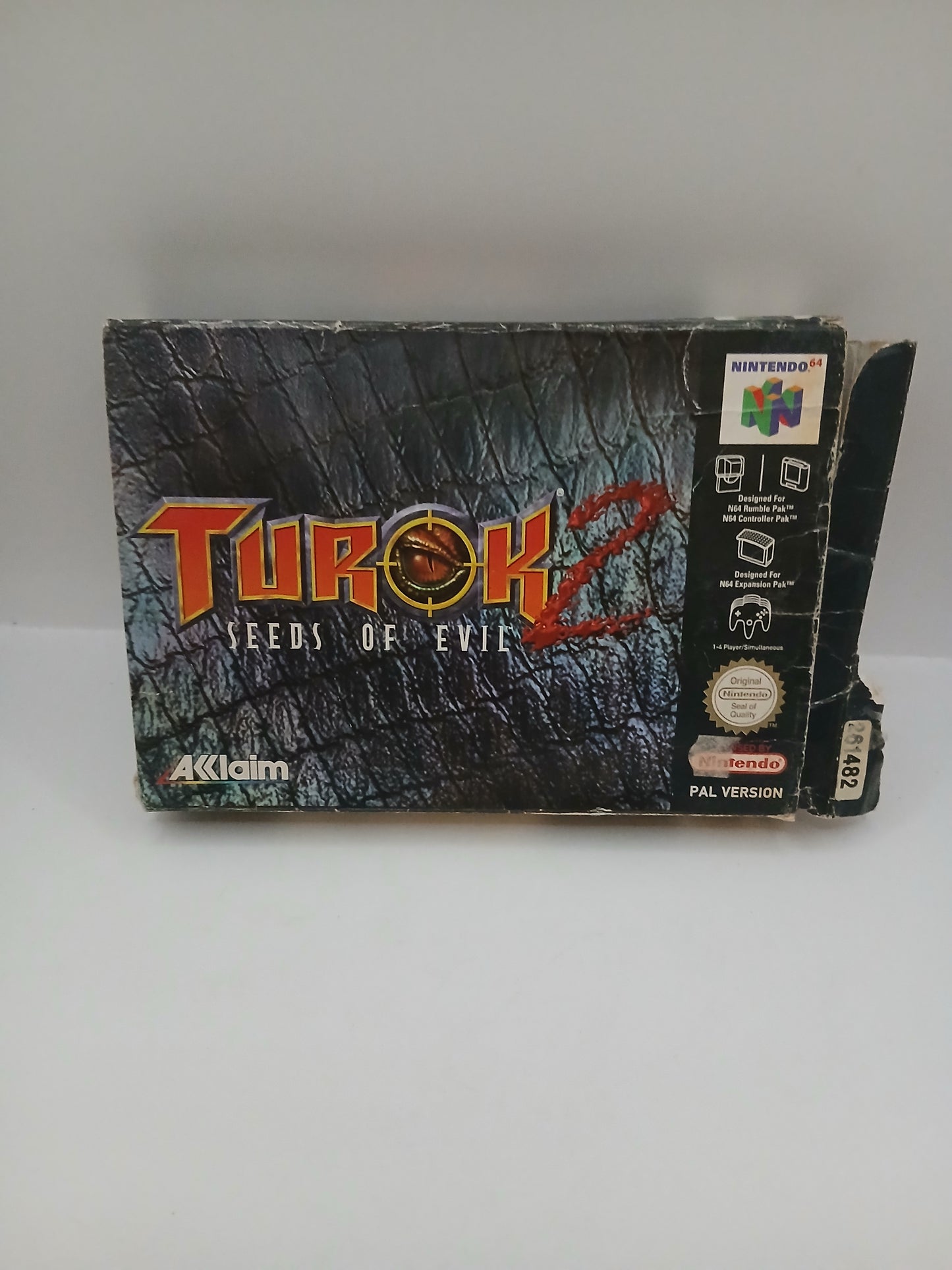 Boîte vide N64 Turok 2 Seeds of Evil