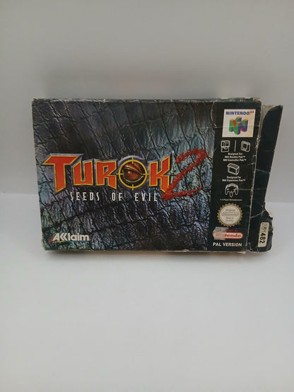 Boîte vide N64 Turok 2 Seeds of Evil