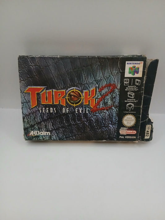 Boîte vide N64 Turok 2 Seeds of Evil