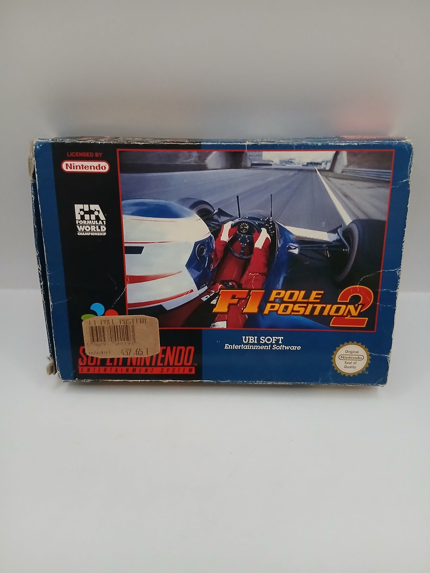 Boîte Jeu Snes F1 Pôle Position 2