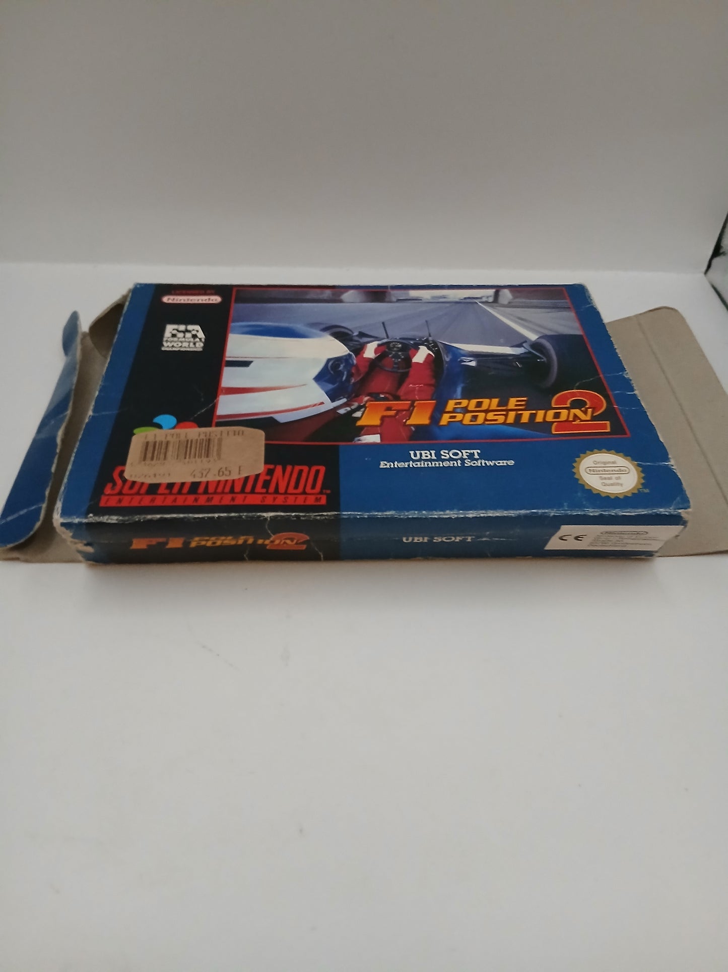 Boîte Jeu Snes F1 Pôle Position 2