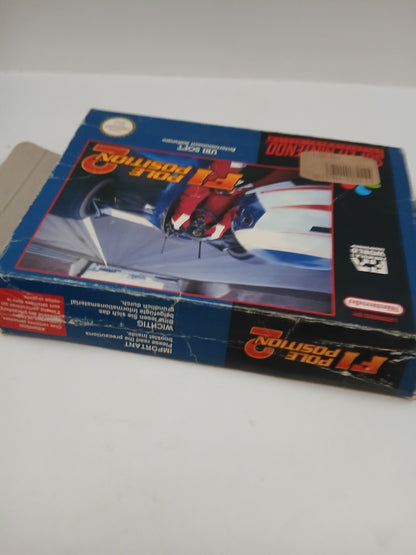 Boîte Jeu Snes F1 Pôle Position 2