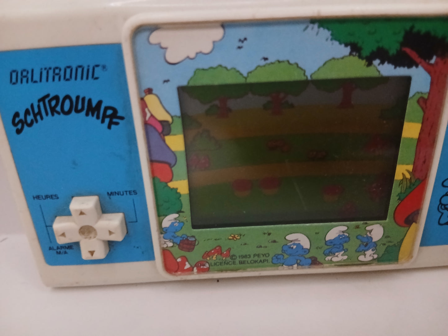 Jeu Orlitronic Schtroumpfs 1984 Fonctionne