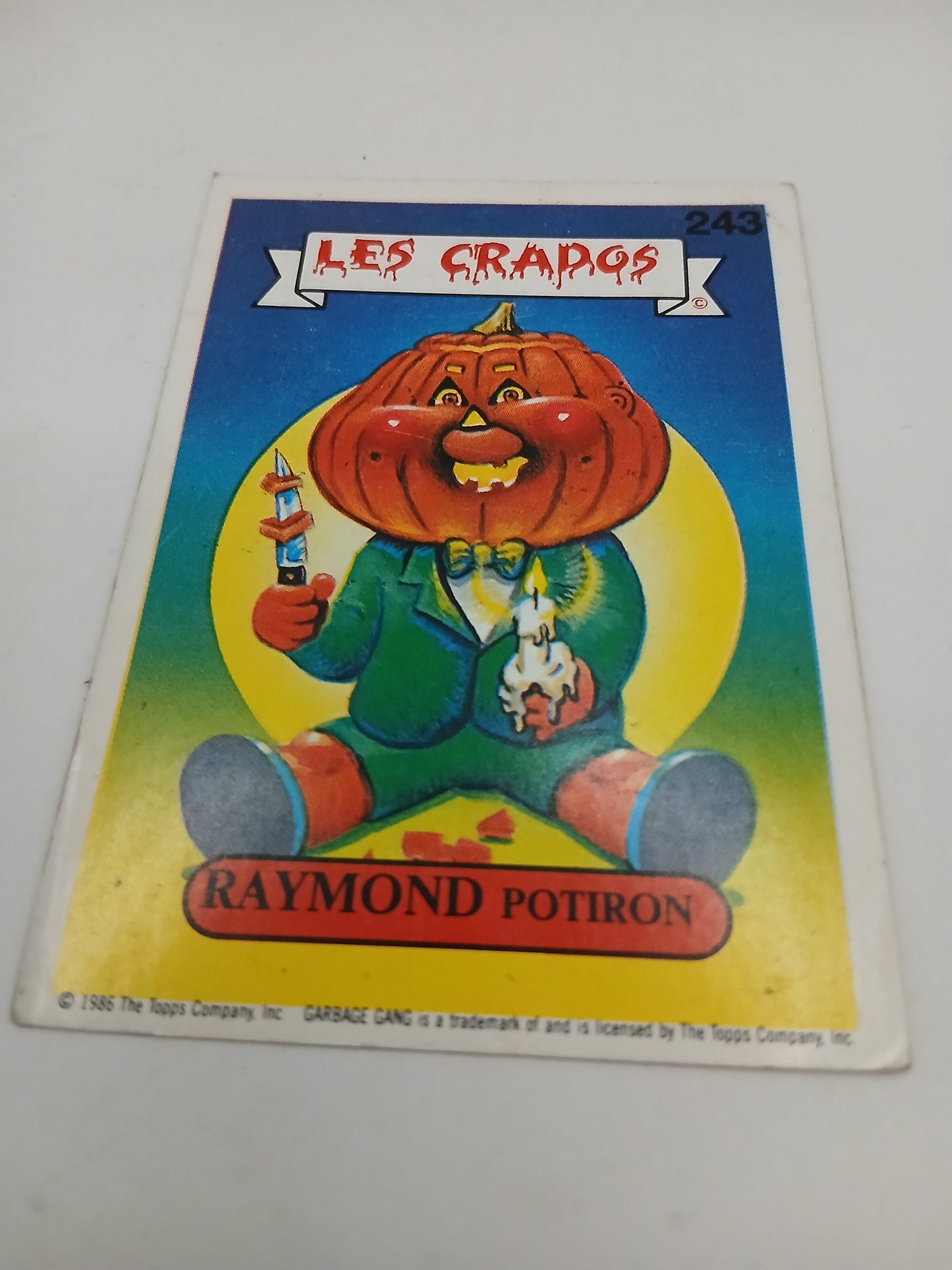 Sticker Les Crados Raymond Potiron n°243