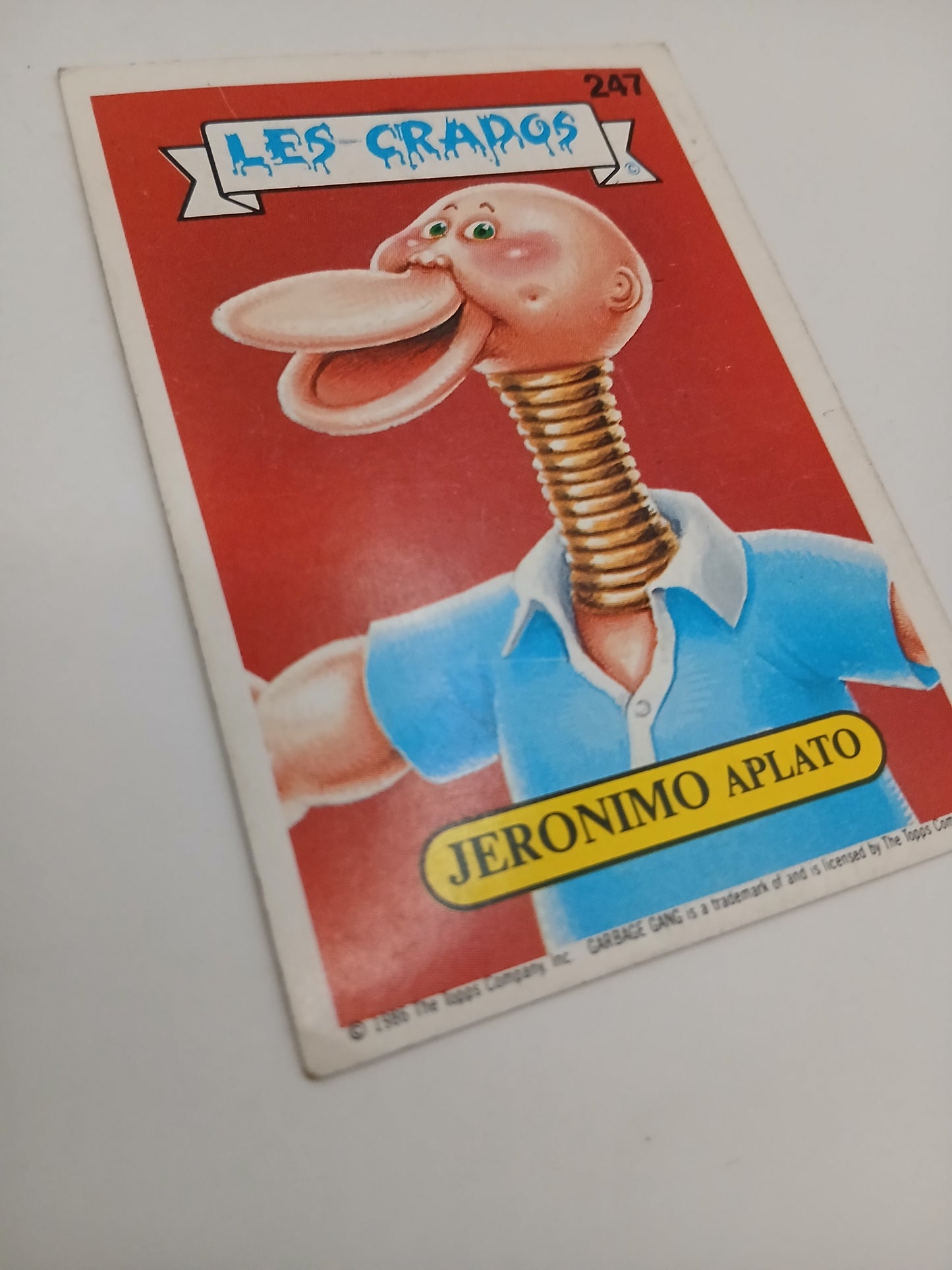 Sticker Les Crados Jeronimo Aplato n°247