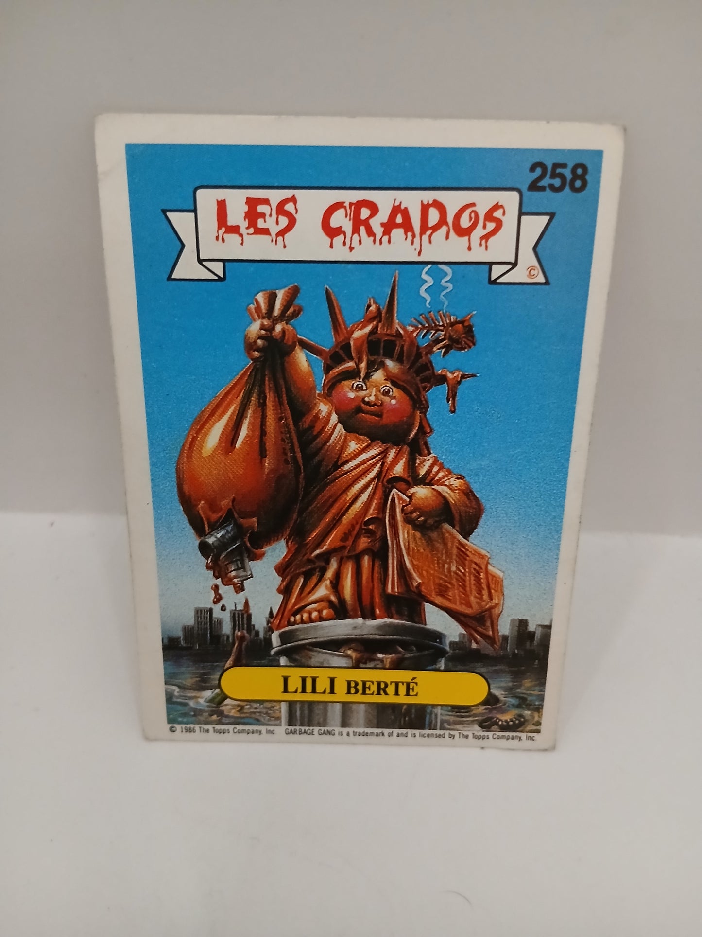 Sticker Les Crados série 2 Lili Berté n°258