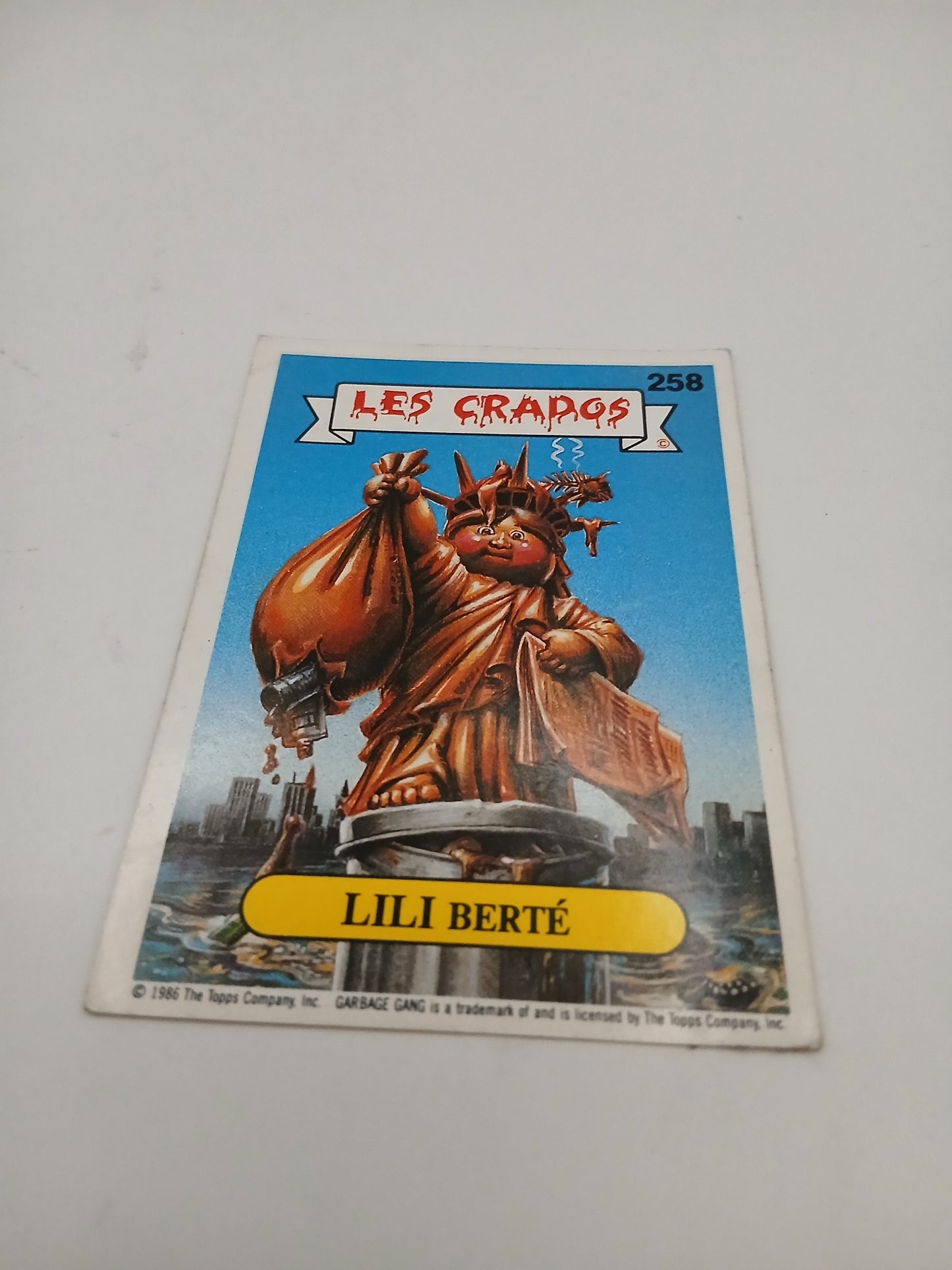 Sticker Les Crados série 2 Lili Berté n°258