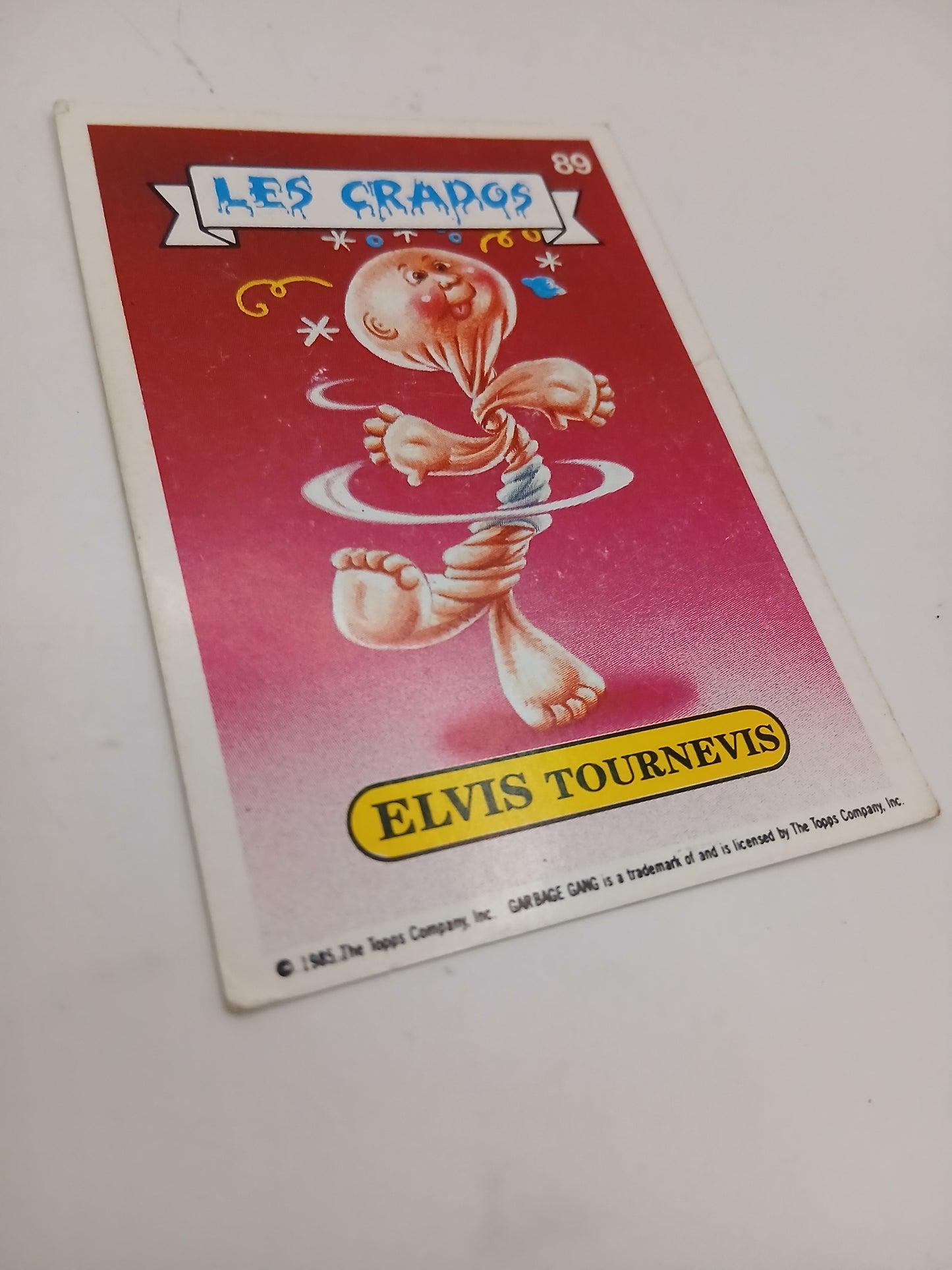 Sticker Les Crados Elvis Tournevis n°89 serie 1 1985