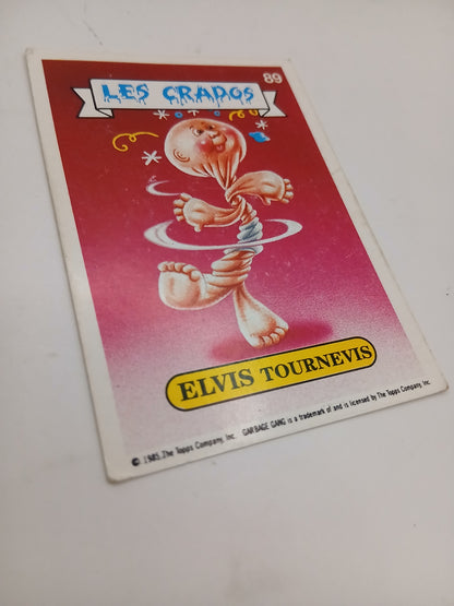 Sticker Les Crados Elvis Tournevis n°89 serie 1 1985