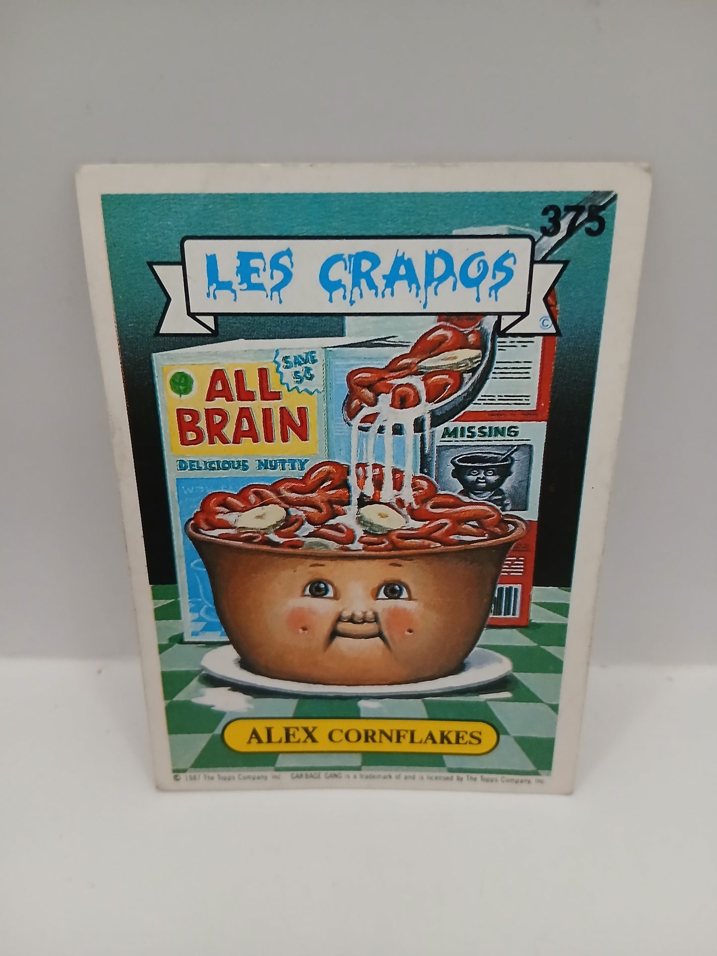 Sticker Les Crados serie 2 Alex Cornflakes