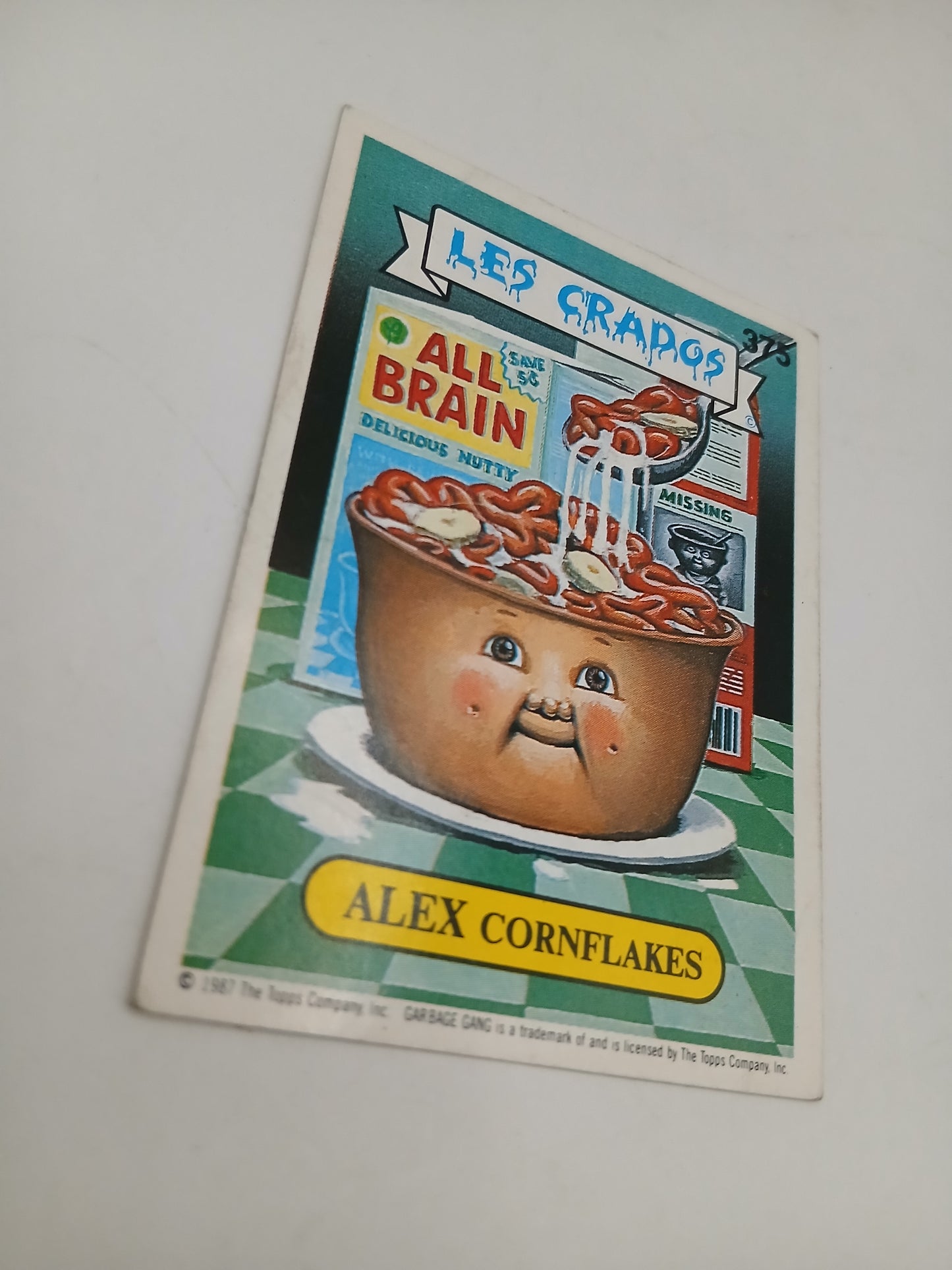 Sticker Les Crados serie 2 Alex Cornflakes